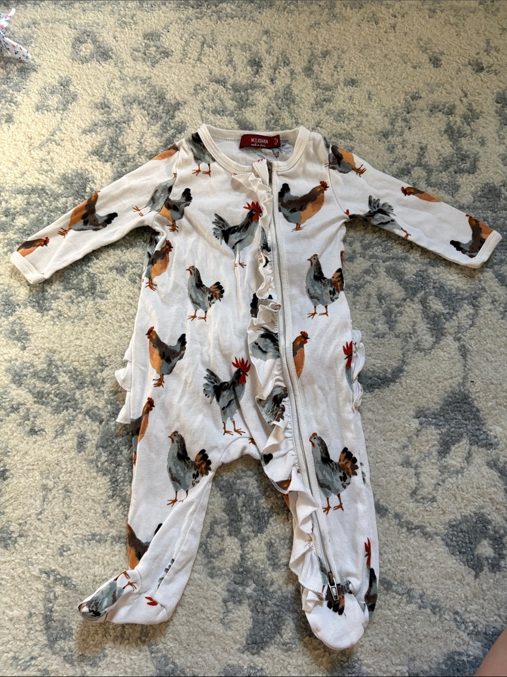 Chicken girls foot pajamas